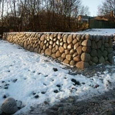 Stengærde ved Hørsholm Kirke